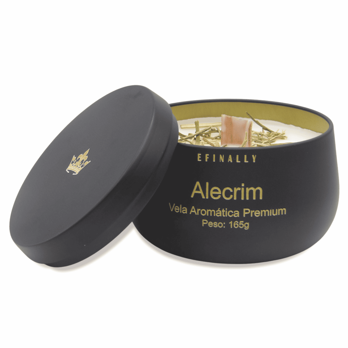 Vela Aromática Decorativa Ambiente Alecrim Efinally